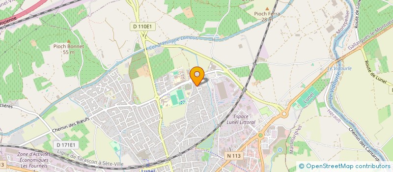 localisation de l'entreprise MONSIEUR SAMIR DRIF  LUNEL