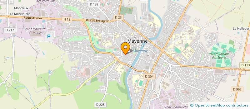 localisation de l'entreprise MONSIEUR SAMIR DUMESSIE à MAYENNE
