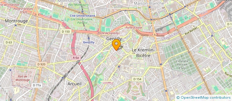 localisation de l'entreprise MONSIEUR SAMIR EDDRIOUICH  GENTILLY