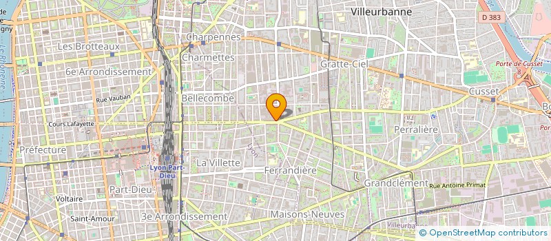 localisation de l'entreprise MONSIEUR SAMIR EL GHANMI  VILLEURBANNE