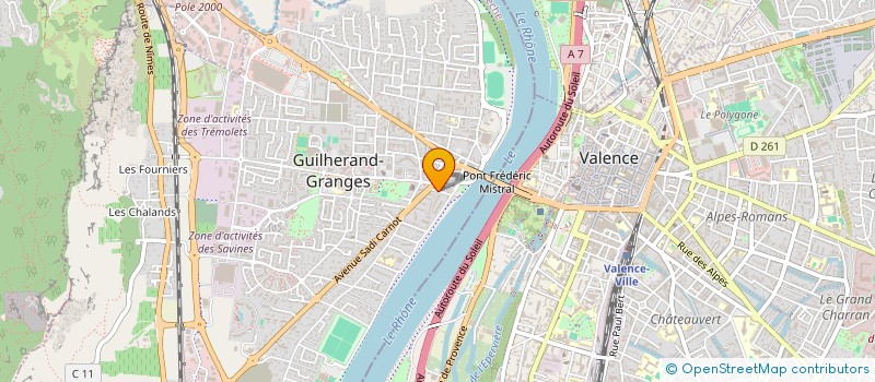 localisation de l'entreprise MONSIEUR SAMIR EL HADJALI  GUILHERAND-GRANGES