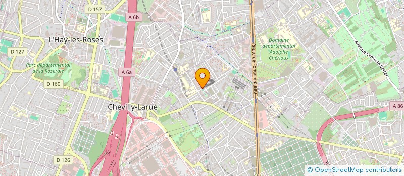 localisation de l'entreprise MONSIEUR SAMIR EL HARMOUCH  CHEVILLY-LARUE