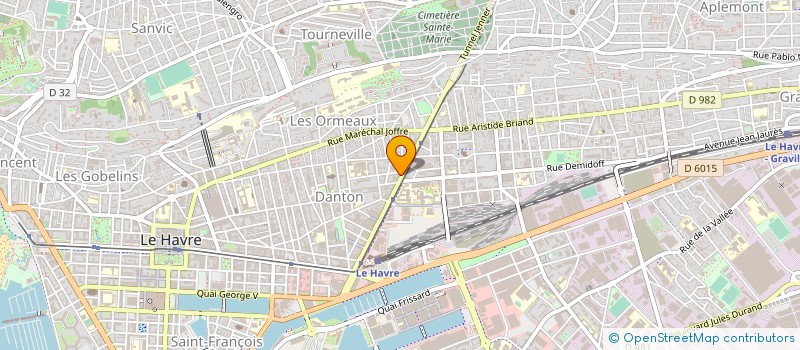 localisation de l'entreprise MONSIEUR SAMIR EL HETTAK à LE HAVRE