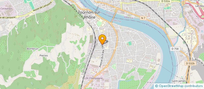 localisation de l'entreprise MONSIEUR SAMIR EL MAJRI à TOURNON-SUR-RHONE
