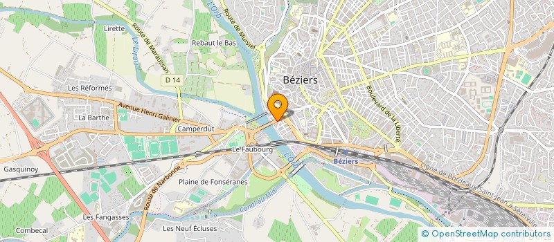 localisation de l'entreprise MONSIEUR SAMIR EL QUCHIRI BELGUENANI  BEZIERS