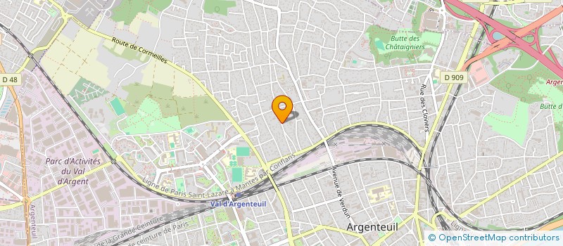 localisation de l'entreprise MONSIEUR SAMIR ELASRI  ARGENTEUIL