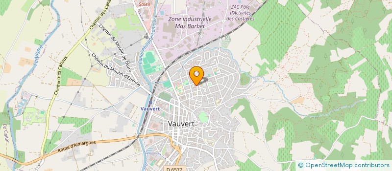 localisation de l'entreprise MONSIEUR SAMIR ELOUARDI  VAUVERT