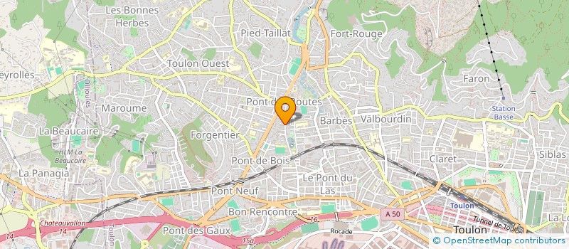 localisation de l'entreprise MONSIEUR SAMIR FERHAOUI  TOULON