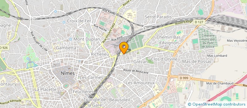 localisation de l'entreprise MONSIEUR SAMIR FONTAINE  NIMES