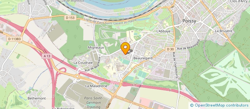 localisation de l'entreprise MONSIEUR SAMIR GAROU  POISSY