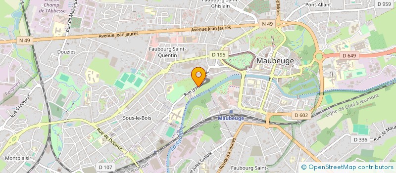 localisation de l'entreprise MONSIEUR SAMIR GASMI  MAUBEUGE