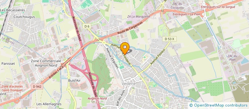 localisation de l'entreprise MONSIEUR SAMIR GHARBI  VEDENE