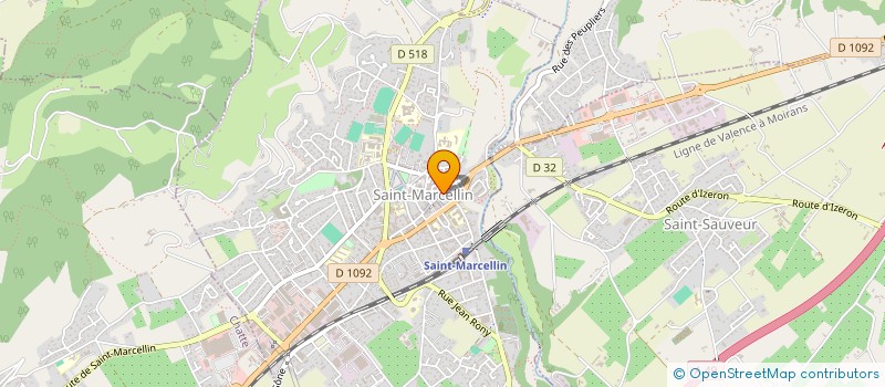 localisation de l'entreprise MONSIEUR SAMIR GHEBRIOU  SAINT-MARCELLIN