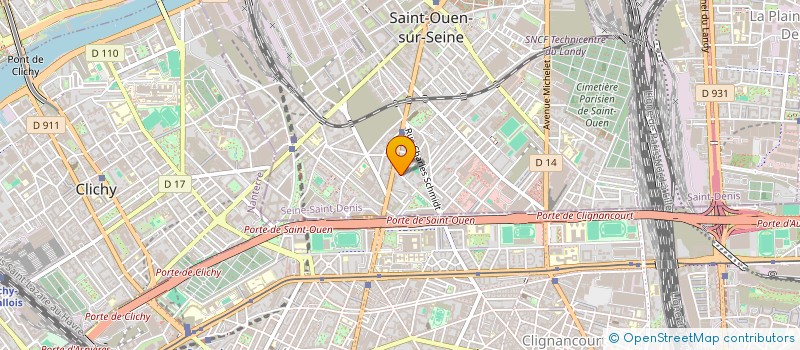 localisation de l'entreprise MONSIEUR SAMIR GHERBI à SAINT-OUEN-SUR-SEINE