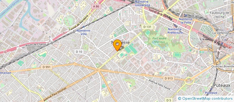 localisation de l'entreprise MONSIEUR SAMIR GHRIFA  NANTERRE