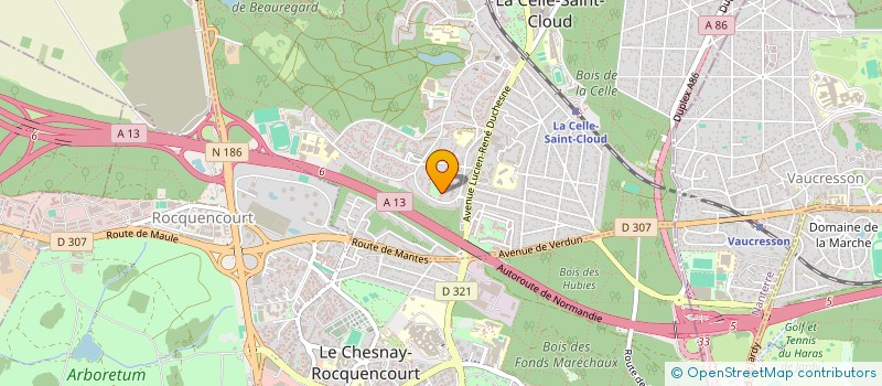 localisation de l'entreprise MONSIEUR SAMIR GOUSMI  LA CELLE-SAINT-CLOUD