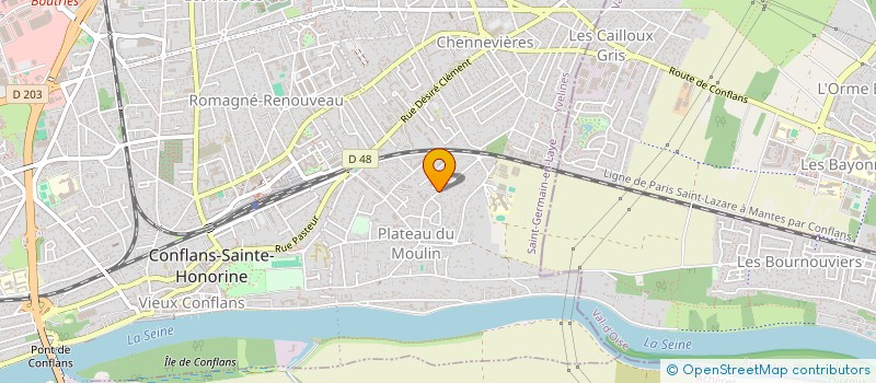 localisation de l'entreprise MONSIEUR SAMIR GUERCHOUH  CONFLANS-SAINTE-HONORINE