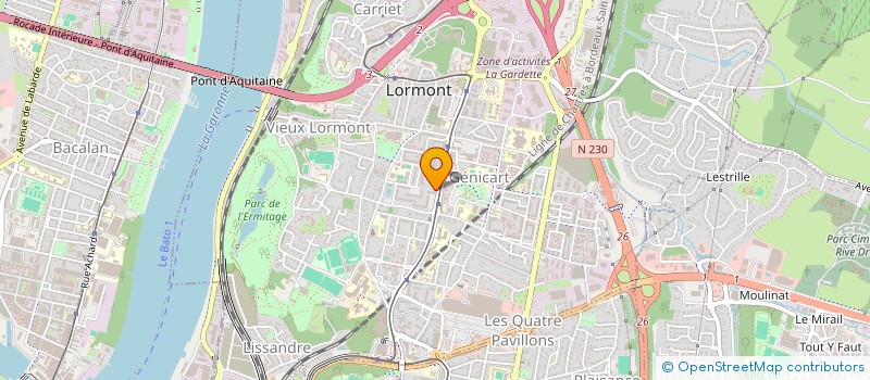 localisation de l'entreprise MONSIEUR SAMIR HABIB KOUDAD  LORMONT