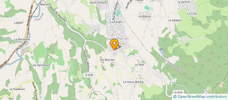 localisation de l'entreprise MONSIEUR SAMIR HADDAD à SAINT-PIERRE-LA-PALUD