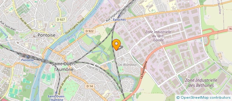 localisation de l'entreprise MONSIEUR SAMIR HADJAB à SAINT-OUEN-L'AUMONE