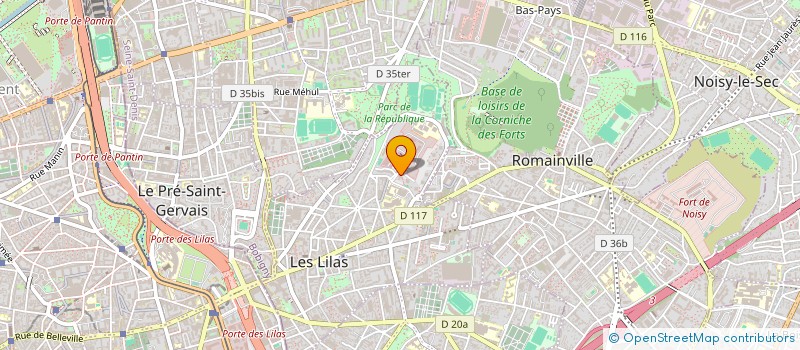 localisation de l'entreprise MONSIEUR SAMIR HADJIDJ à LES LILAS
