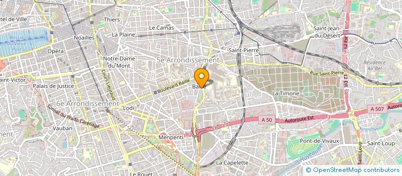 localisation de l'entreprise MONSIEUR SAMIR HADJRES à MARSEILLE