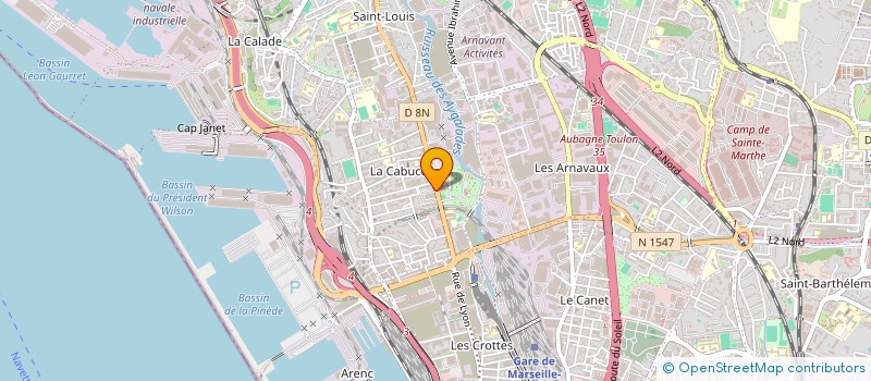 localisation de l'entreprise MONSIEUR SAMIR HADROUF  MARSEILLE