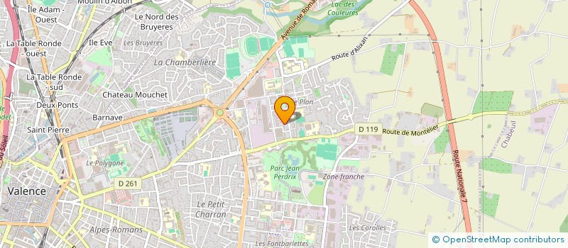 localisation de l'entreprise MONSIEUR SAMIR HAFSOUNI  VALENCE