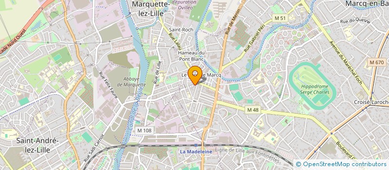 localisation de l'entreprise MONSIEUR SAMIR HAICHEUR à MARCQ-EN-BARŒUL