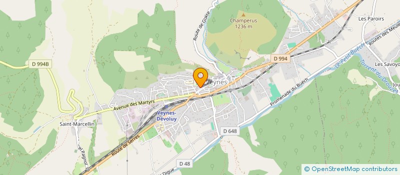 localisation de l'entreprise MONSIEUR SAMIR HALLALI  VEYNES