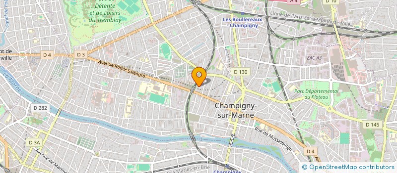 localisation de l'entreprise MONSIEUR SAMIR HALLICHE à CHAMPIGNY-SUR-MARNE