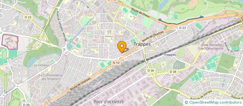 localisation de l'entreprise MONSIEUR SAMIR HAMAM  TRAPPES