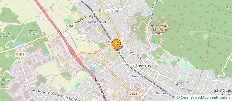 localisation de l'entreprise MONSIEUR SAMIR HAMDAOUI  TAVERNY