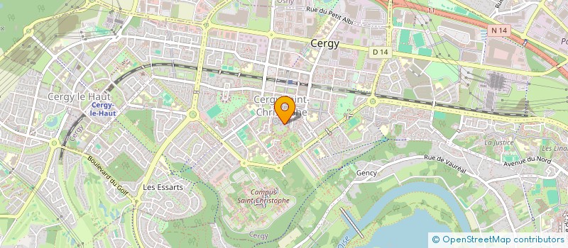 localisation de l'entreprise MONSIEUR SAMIR HAMDOUN  CERGY