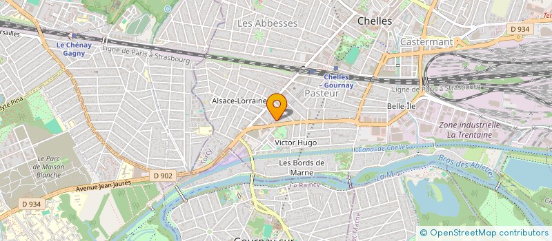 localisation de l'entreprise MONSIEUR SAMIR HARRASHI  CHELLES