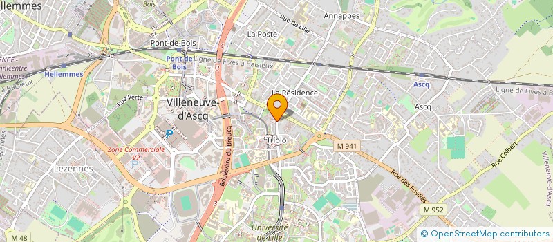 localisation de l'entreprise MONSIEUR SAMIR HASSAN  VILLENEUVE-D'ASCQ