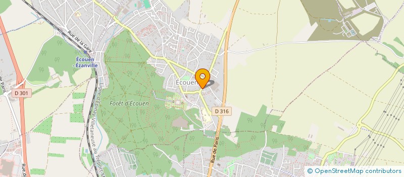 localisation de l'entreprise MONSIEUR SAMIR HASSANI  ECOUEN