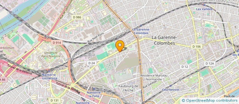 localisation de l'entreprise MONSIEUR SAMIR HASSEN à LA GARENNE-COLOMBES