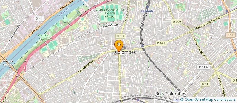 localisation de l'entreprise MONSIEUR SAMIR HEDDY DENGOU à COLOMBES