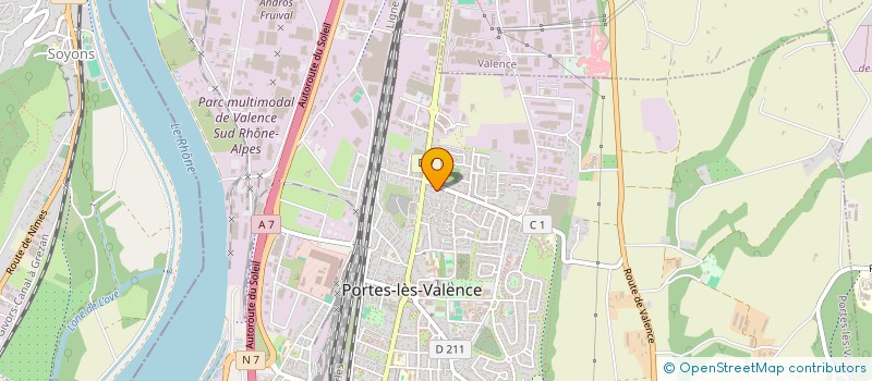 localisation de l'entreprise MONSIEUR SAMIR HEMISSI  PORTES-LES-VALENCE