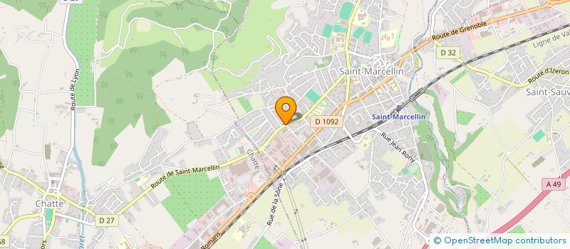 localisation de l'entreprise MONSIEUR SAMIR HENDI  SAINT-MARCELLIN