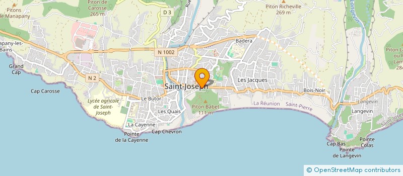 localisation de l'entreprise MONSIEUR SAMIR HILAL à SAINT-JOSEPH