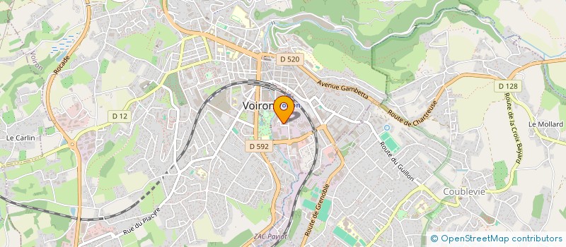 localisation de l'entreprise MONSIEUR SAMIR IAZSAN à VOIRON