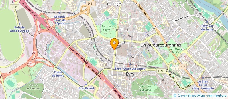 localisation de l'entreprise MONSIEUR SAMIR IMLOUL à EVRY-COURCOURONNES