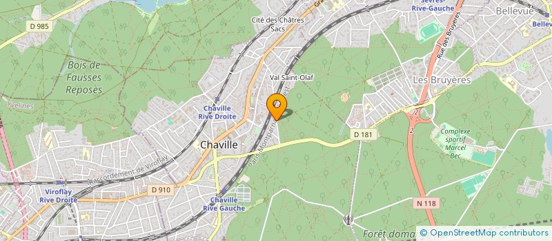 localisation de l'entreprise MONSIEUR SAMIR ISSAAD à CHAVILLE