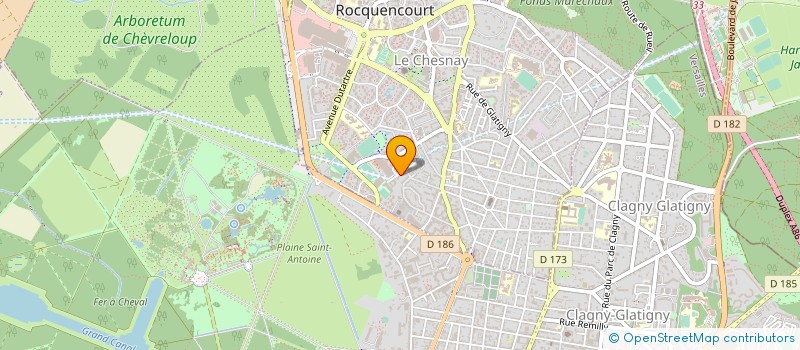 localisation de l'entreprise MONSIEUR SAMIR JIAR  LE CHESNAY-ROCQUENCOURT