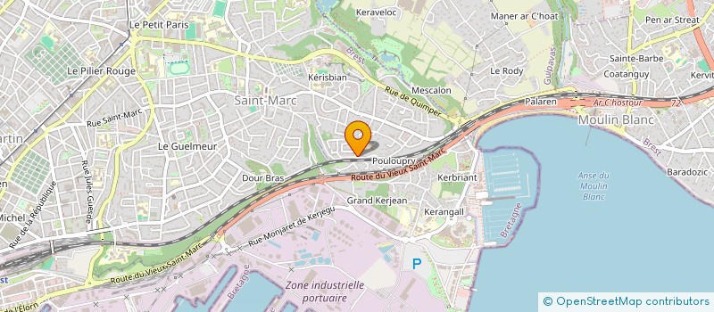 localisation de l'entreprise MONSIEUR SAMIR KAHOUAJI à BREST