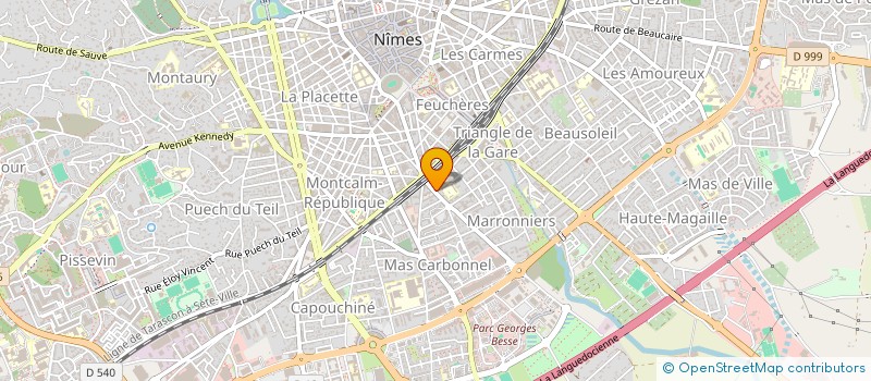 localisation de l'entreprise MONSIEUR SAMIR KALLOUA  NIMES