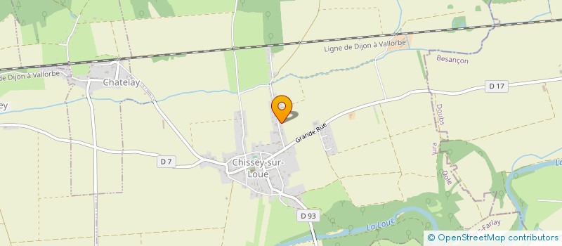 localisation de l'entreprise MONSIEUR SAMIR KDAH  CHISSEY-SUR-LOUE