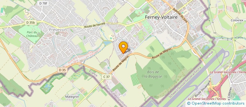localisation de l'entreprise MONSIEUR SAMIR KDIDER à FERNEY-VOLTAIRE